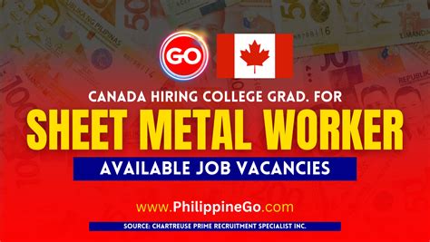 sheet metal jobs abroad|$24.